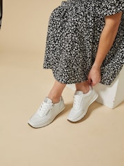 Jones Bootmaker Antheia Leather Trainers - Image 1 of 6