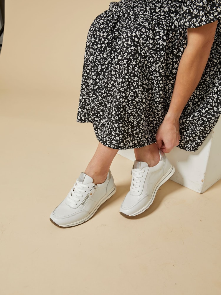 Jones Bootmaker Antheia Leather Trainers - Image 1 of 6