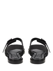 Jones Bootmaker Inez Flat Black Sandals - Image 3 of 5