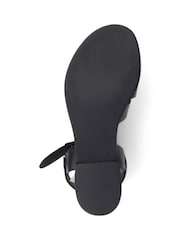 Jones Bootmaker Inez Flat Black Sandals - Image 5 of 5