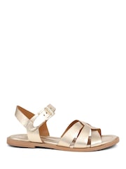 Jones Bootmaker Inez Flat Black Sandals - Image 2 of 5