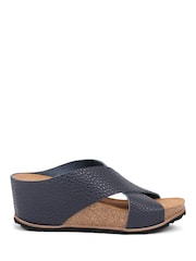 Blue - Jones Bootmaker Tansey Leather Sandals - Image 1 of 5