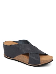 Blue - Jones Bootmaker Tansey Leather Sandals - Image 3 of 5