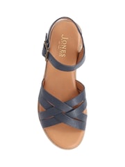 Jones Bootmaker Blue Helena Sandals - Image 3 of 5
