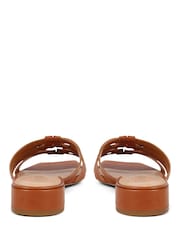 Jones Bootmaker Gold Izabella Mules Sandals - Image 3 of 5