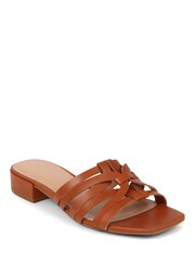 Jones Bootmaker Gold Izabella Mules Sandals - Image 4 of 5