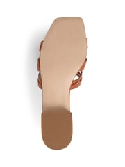 Jones Bootmaker Gold Izabella Mules Sandals - Image 5 of 5