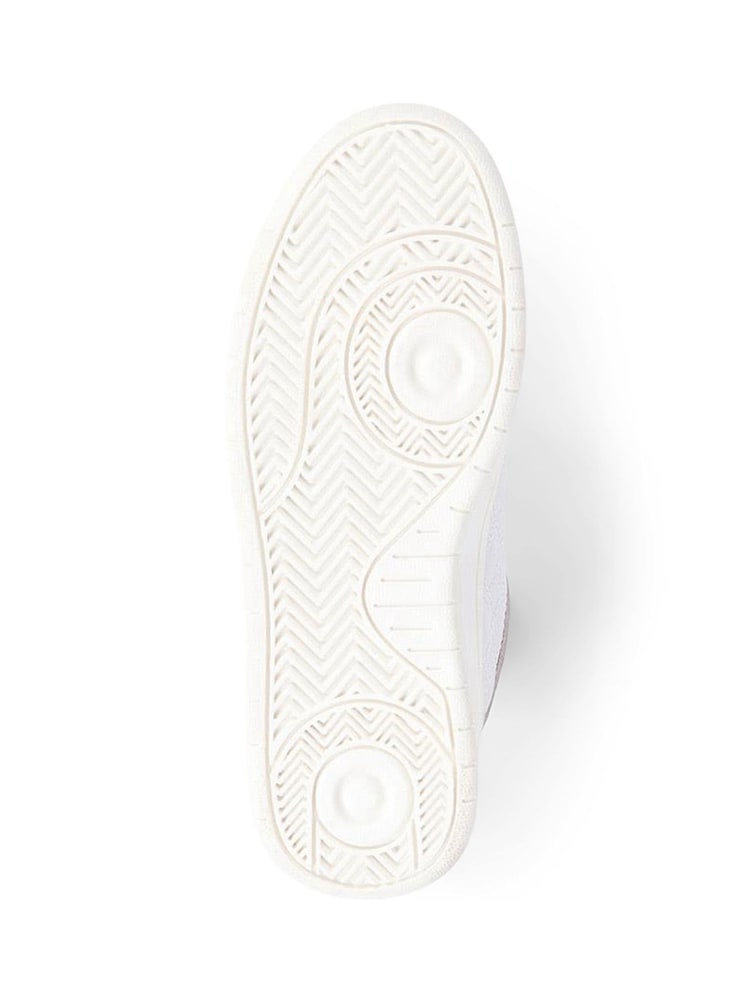 Jones Bootmaker White Allana Leather Lace-Up Trainers - Image 5 of 6