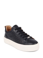 Jones Bootmaker Blue Ariella Cut Out Detailed Trainers - Image 4 of 5