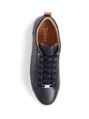 Jones Bootmaker Blue Ariella Cut Out Detailed Trainers - Image 5 of 5