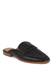 Jones Bootmaker Jola Leather Black Mules - Image 3 of 5
