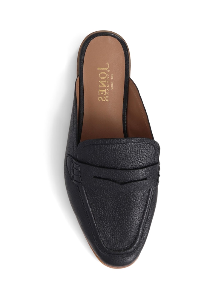Jones Bootmaker Jola Leather Black Mules - Image 5 of 5