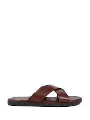 Marrón - Sandalias de cuero Whitehaven de Jones Bootmaker - Imagen 1 de 5