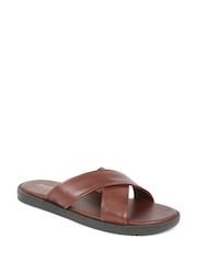 Marrón - Sandalias de cuero Whitehaven de Jones Bootmaker - Imagen 2 de 5