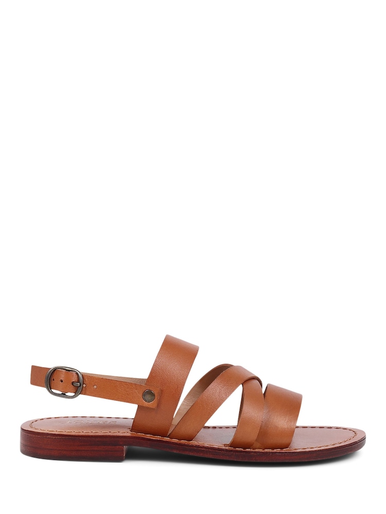 Jones Bootmaker Hermione Leather Black Sandals - Image 1 of 5