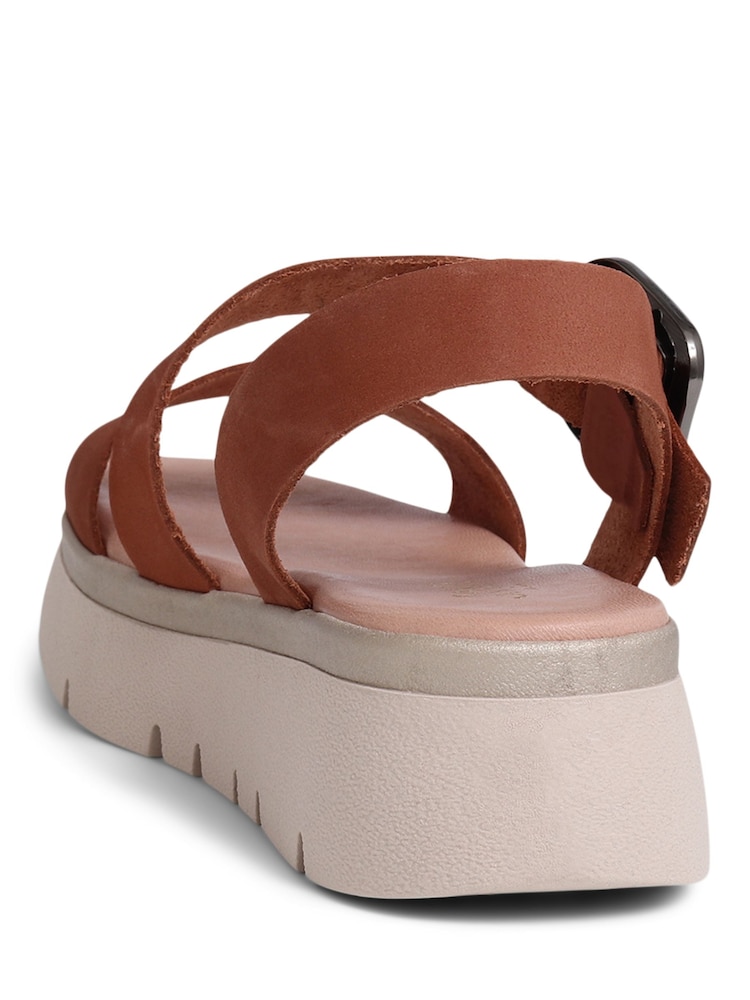 Jones Bootmaker Gold Veena Platform Sandals - Image 2 of 5 Jones Bootmaker Gold Veena Platform Sandals - Image 2 of 5