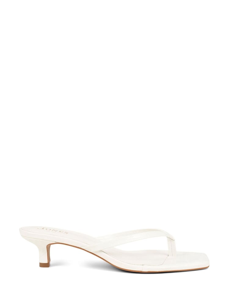 Jones Bootmaker Haze Leather Heeled Black Sandals - Image 1 of 5