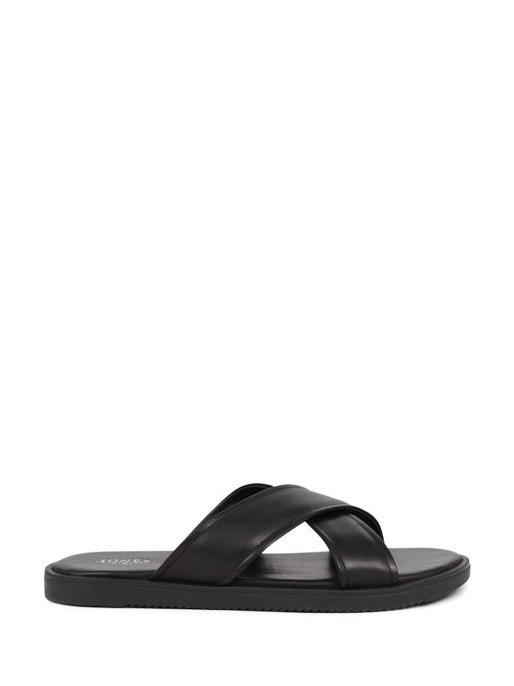 Negro - Sandalias de cuero Whitehaven de Jones Bootmaker - Imagen 2 de 6
