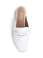 Jones Bootmaker Jola Leather White Mules - Image 4 of 5