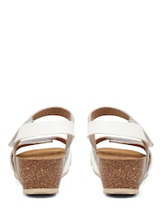 White - Jones Bootmaker Joanie Leather Sandals - Image 3 of 6