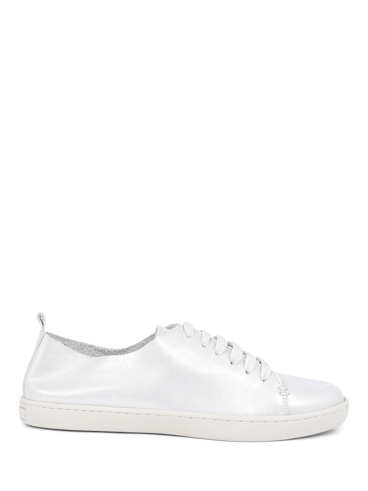 Argint/Argintiu - Pantofi de sport din piele Midwood Jones Bootmaker pentru femei - Image 1 of 5