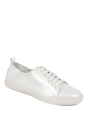 Argint/Argintiu - Pantofi de sport din piele Midwood Jones Bootmaker pentru femei - Image 3 of 5