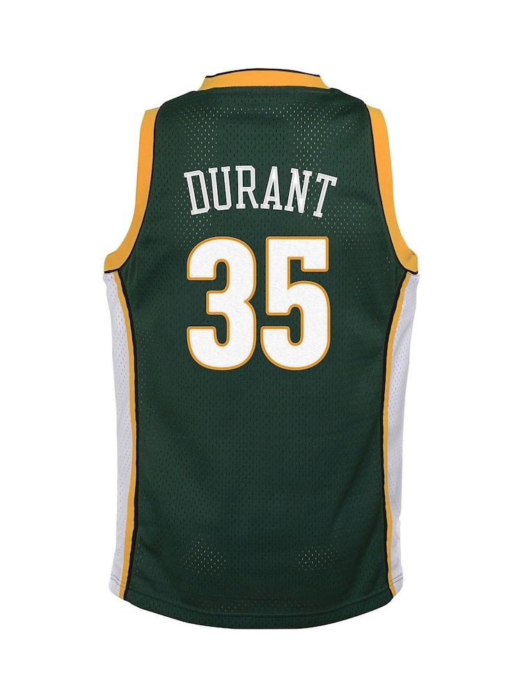 Fanatics Green Seattle Supersonics Kevin Durant 2007-08 Hardwood Classics Road Swingman Youth Jersey - Image 3 of 3