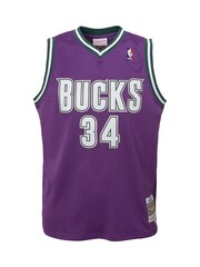 Fanatics Purple Milwaukee Bucks Ray Allen 1996-97 Hardwood Classics Swingman Youth Jersey - Image 2 of 3
