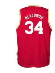 Fanatics Red Houston Rockets Hakeem Olajuwon 1993-94 Hardwood Classics Road Swingman Youth Jersey - Image 3 of 3