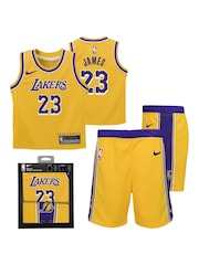 Fanatics Yellow Los Angeles Lakers Replica Icon Box Set Lebron James Infant Jersey - Image 1 of 3
