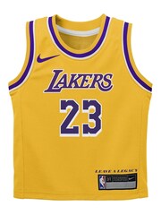Fanatics Yellow Los Angeles Lakers Replica Icon Box Set Lebron James Infant Jersey - Image 2 of 3