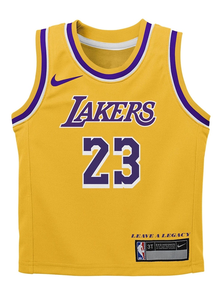 Fanatics Yellow Los Angeles Lakers Replica Icon Box Set Lebron James Infant Jersey - Image 2 of 3
