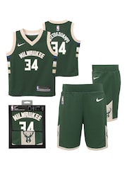 Fanatics Green Milwaukee Bucks Replica Icon Box Set Giannis Antetokounmpo Toddler Jersey - Image 1 of 3
