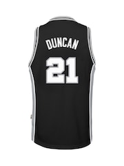 Fanatics San Antonio Spurs Tim Duncan 1998-99 Hardwood Classics Road Swingman Youth Black Jersey - Image 3 of 3