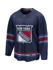 Fanatics Blue New York Rangers Replica Alternate Breakaway Jersey - Image 2 of 3