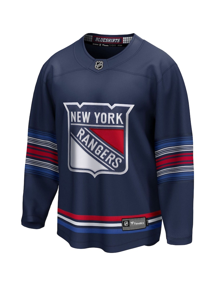 Fanatics Blue New York Rangers Replica Alternate Breakaway Jersey - Image 2 of 3