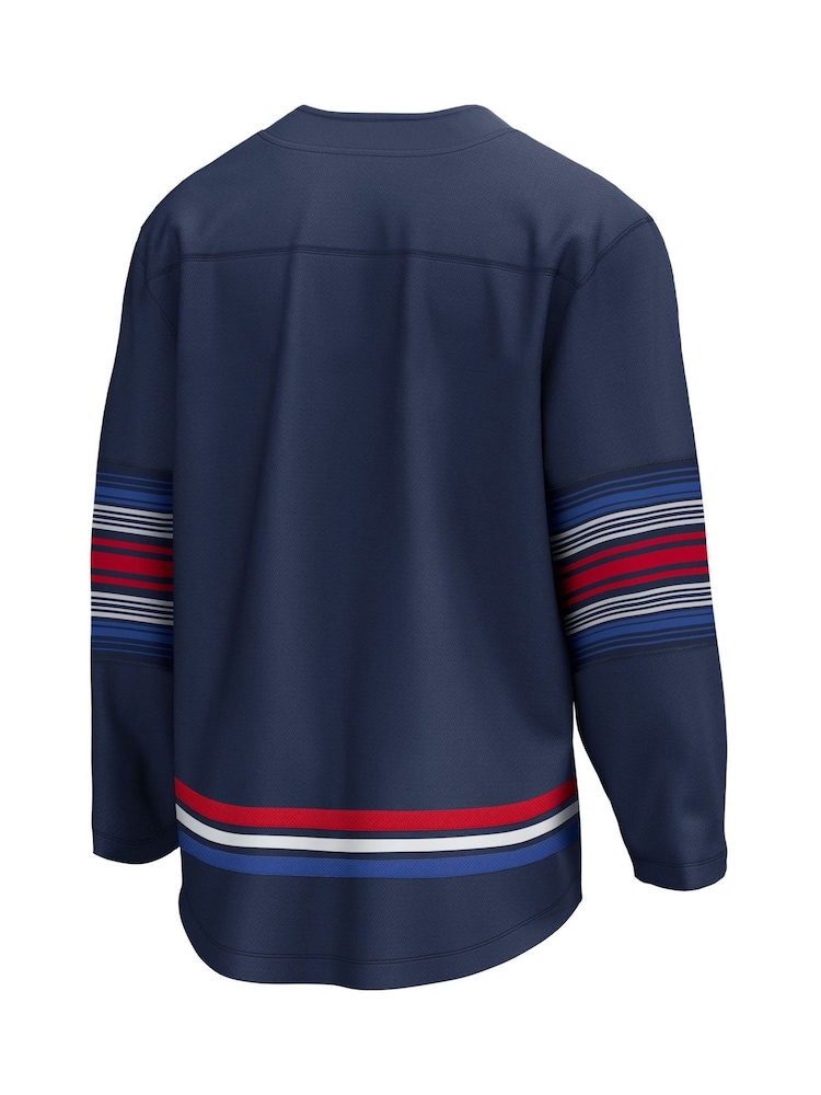 Fanatics Blue New York Rangers Replica Alternate Breakaway Jersey - Image 3 of 3