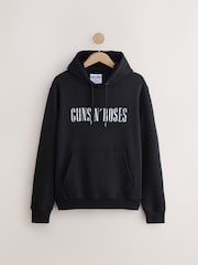 Black Guns N Roses License Graphic Hoodie - Image 6 of 9