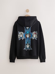 Black Guns N Roses License Graphic Hoodie - Image 7 of 9