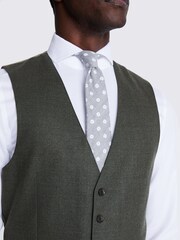 MOSS Green Tailored Fit Army Performance Waistcoat - Image 3 of 3