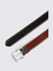 MOSS Black Casual Reversible Black Belt - Image 2 of 3