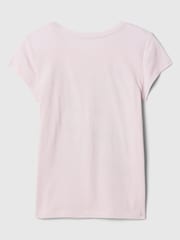 Gap Pink Paris Crew Neck Short Sleeve T-Shirt (4-13yrs) - Image 2 of 2