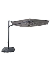 Kettler Grey Taupe 3.3M Garden Parasol Canopy with LED Lights & Wireless Speaker - Image 2 of 3