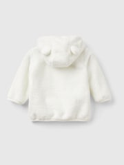 Benetton Fleece Cosy Bear Ears Brown  Jacket - Image 2 of 3