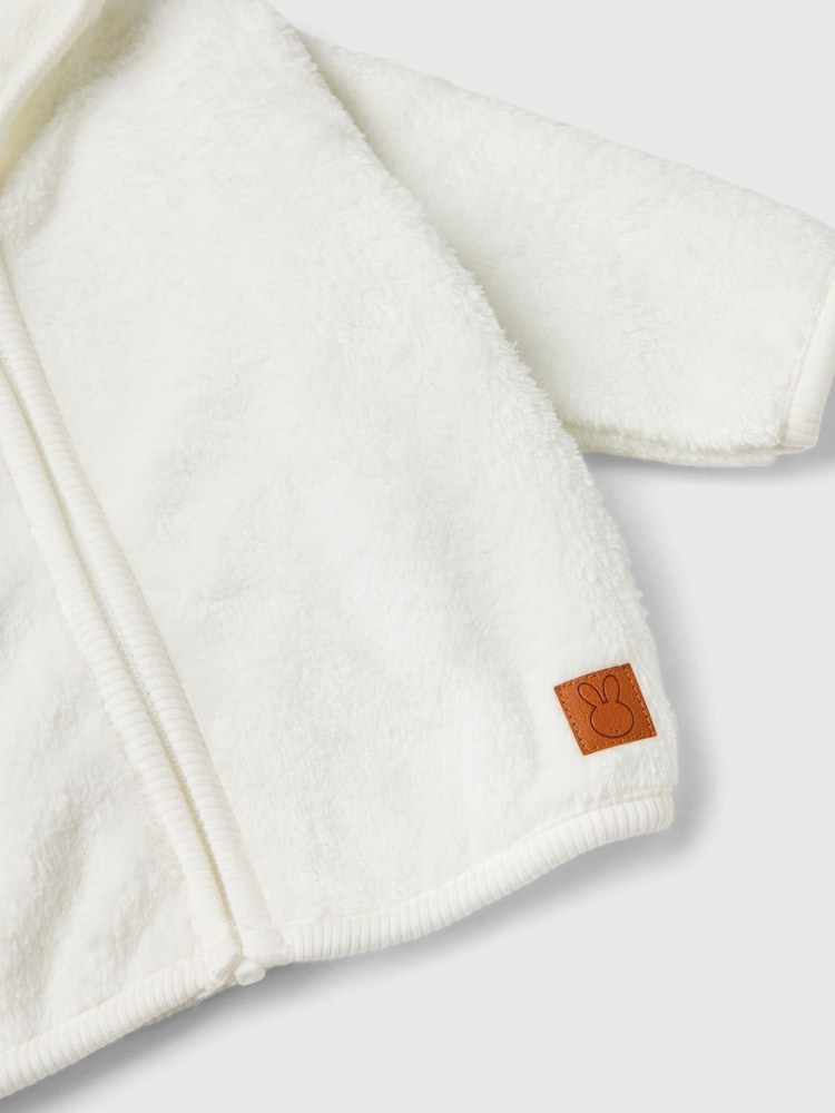 Benetton Fleece Cosy Bear Ears Brown  Jacket - Image 3 of 3