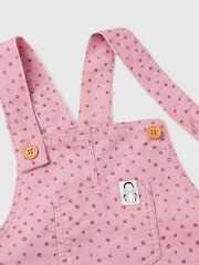 وردي - فستان منقط بأكمام من Benetton - صورة 3 من 3