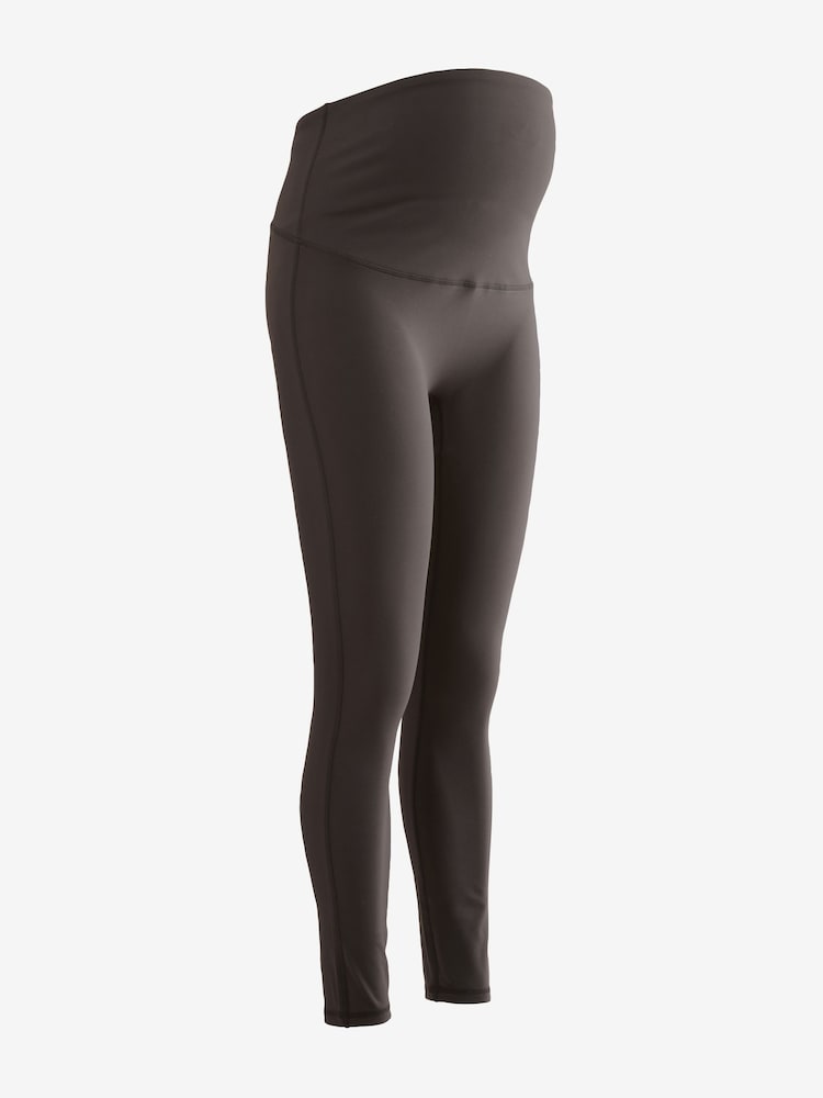 Marron chocolat - Leggings de sport de maternité - Image 8 of 10