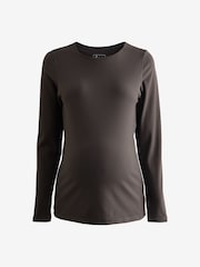 Chocolate marrom - Blusa esportiva para maternidade - Imagem 7 de 10