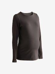 Chocolate marrom - Blusa esportiva para maternidade - Imagem 8 de 10
