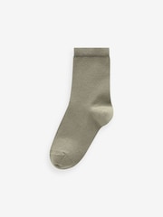 Rot/gelb/blau - Cotton Rich Plain Socks 7 Pack - Bild 3 von 8